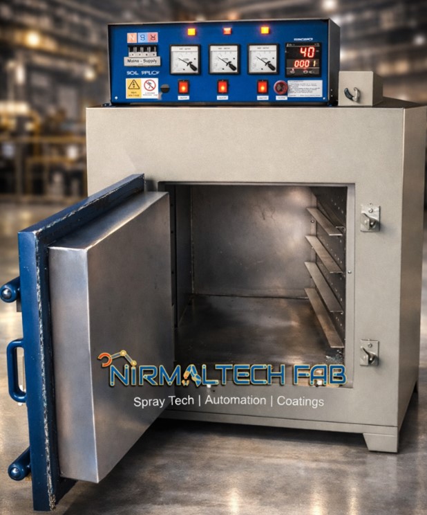 Industrial Hot Air Oven – Forced Convection Drying Oven (50-500°C), Microprocessor Controls, SS304 Interior, Multiple Shelves, GMP Compliant for Pharmaceuticals, Chemicals & Food Processing